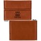 My Father My Hero Leather Business Card Holder Front Back Single Sided - Apvl