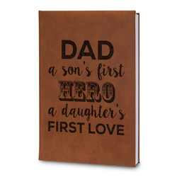 My Father My Hero Leatherette Journal - Large - Double Sided