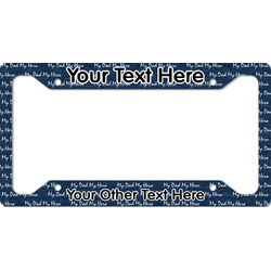 My Father My Hero License Plate Frame