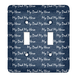 My Father My Hero Light Switch Cover (2 Toggle Plate) (Personalized)