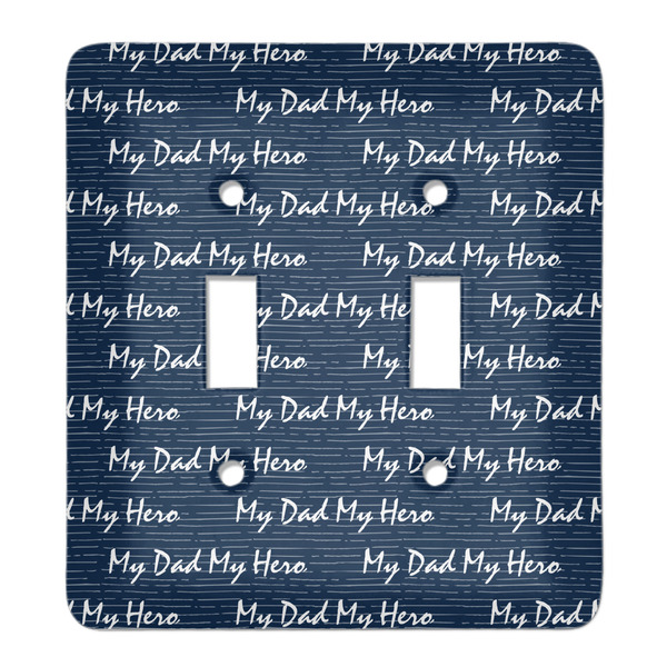 Custom My Father My Hero Light Switch Cover (2 Toggle Plate) (Personalized)
