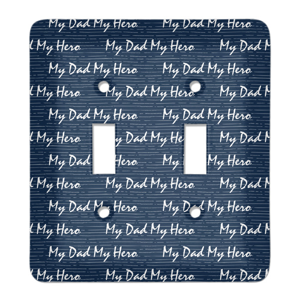 Custom My Father My Hero Light Switch Cover (2 Toggle Plate) (Personalized)