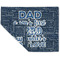 My Father My Hero Linen Placemat - Folded Corner (double side)