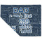 My Father My Hero Double-Sided Linen Placemat - Single