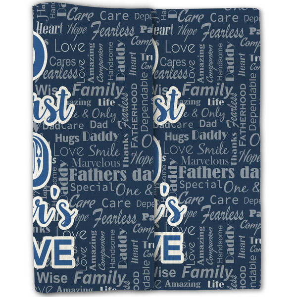 My Father My Hero Linen Placemat - Folded Half (double sided)