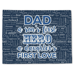 My Father My Hero Single-Sided Linen Placemat - Single