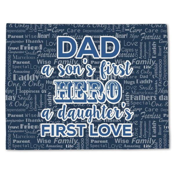 My Father My Hero Linen Placemat - Front