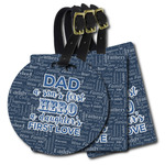 My Father My Hero Plastic Luggage Tag