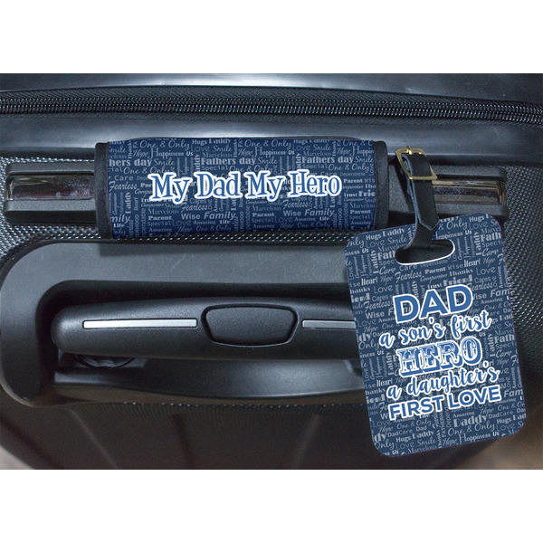 My Father My Hero Luggage Wrap & Tag