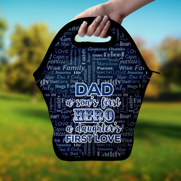 My Father My Hero Lunch Bag - Hand
