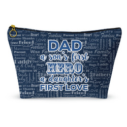 My Father My Hero Makeup Bag - Small - 8.5"x4.5" (Personalized)