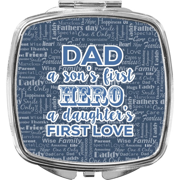 Custom My Father My Hero Compact Makeup Mirror