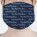 My Father My Hero Face Mask Cover (Personalized)