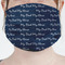 My Father My Hero Mask - Pleated (new) Front View on Girl