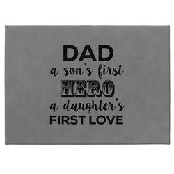 My Father My Hero Medium Gift Box w/ Engraved Leather Lid