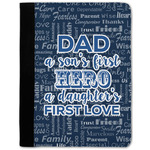 My Father My Hero Notebook Padfolio - Medium
