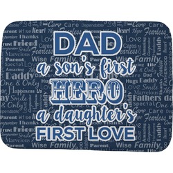 My Father My Hero Memory Foam Bath Mat - 48"x36"
