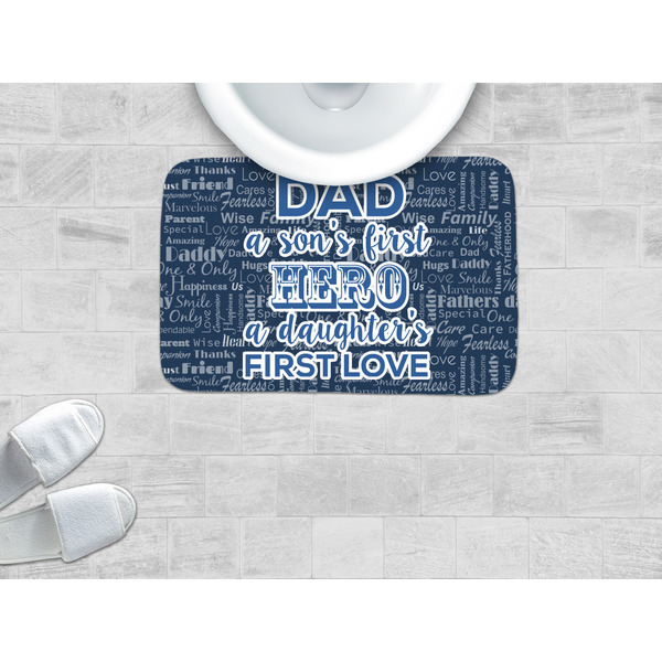 My Father My Hero Memory Foam Bath Mat - LIFESTYLE