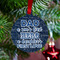 My Father My Hero Metal Ball Ornament - Lifestyle