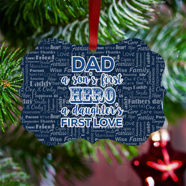 My Father My Hero Metal Benilux Ornament - Lifestyle