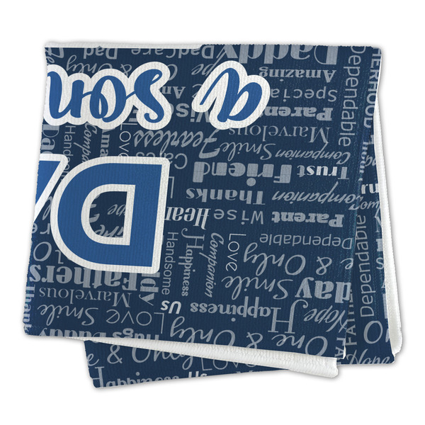 My Father My Hero Microfiber Dish Rag - FOLDED (square)