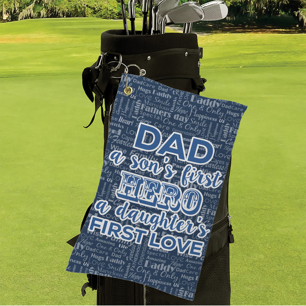 My Father My Hero Microfiber Golf Towels - Small - LIFESTYLE