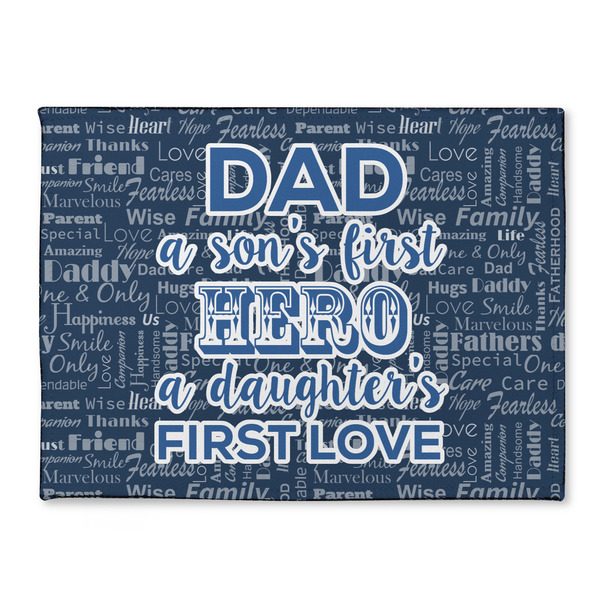 Custom My Father My Hero Microfiber Screen Cleaner
