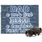 My Father My Hero Dog Blanket - Large (Personalized)