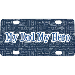 My Father My Hero Mini/Bicycle License Plate
