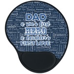 My Father My Hero Mouse Pad with Wrist Support