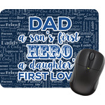 My Father My Hero Rectangular Mouse Pad