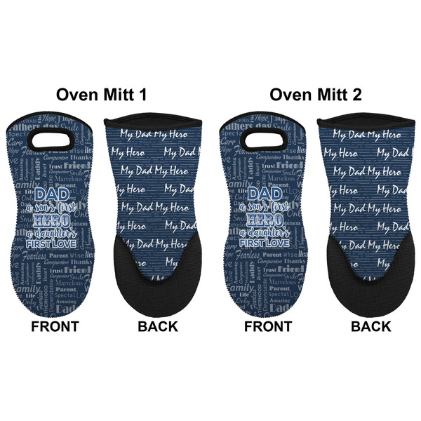 My Father My Hero Neoprene Oven Mitt - Set of 2 - Approval