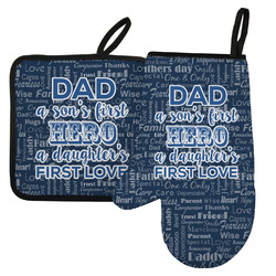My Father My Hero Left Oven Mitt & Pot Holder Set