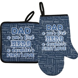 My Father My Hero Right Oven Mitt & Pot Holder Set