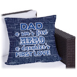 My Father My Hero Outdoor Pillow (Personalized)