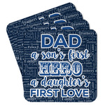 My Father My Hero Paper Coasters