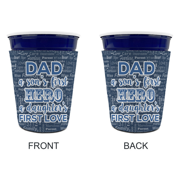 My Father My Hero Party Cup Sleeves - without bottom - Approval
