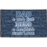 My Father My Hero Door Mat - 60"x36"