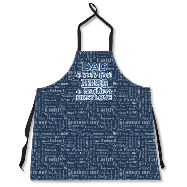 Custom My Father My Hero Apron Without Pockets