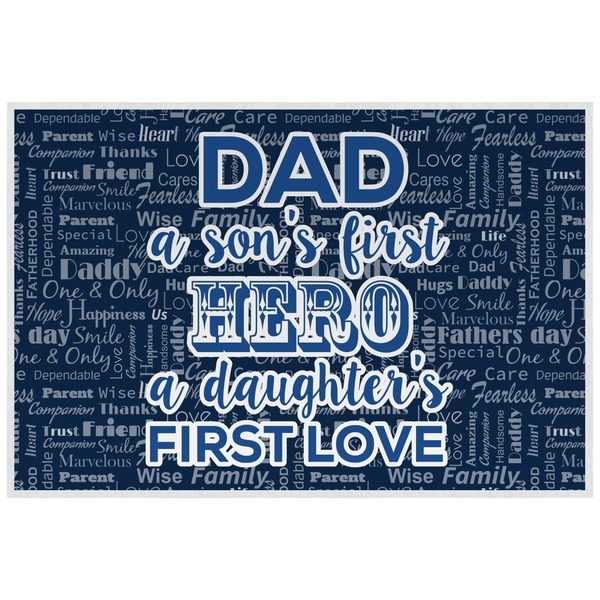 Custom My Father My Hero Laminated Placemat