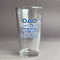 My Father My Hero Pint Glass - Two Content - Front/Main