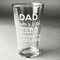 My Father My Hero Pint Glasses - Main/Approval