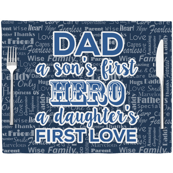 My Father My Hero Placemat with Props
