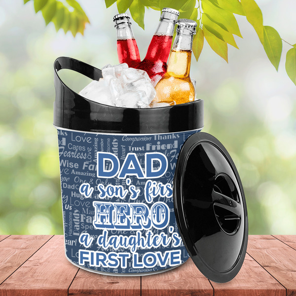 My Father My Hero Plastic Ice Bucket - LIFESTYLE