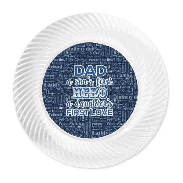 My Father My Hero Plastic Party Dinner Plates - Approval