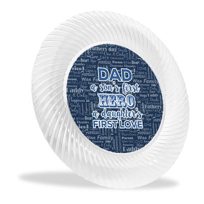 My Father My Hero Plastic Party Dinner Plates - 10"