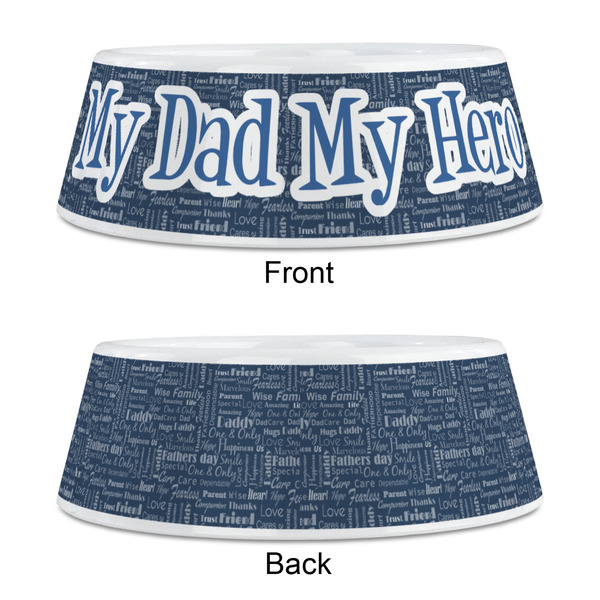 My Father My Hero Plastic Pet Bowls - Medium - APPROVAL
