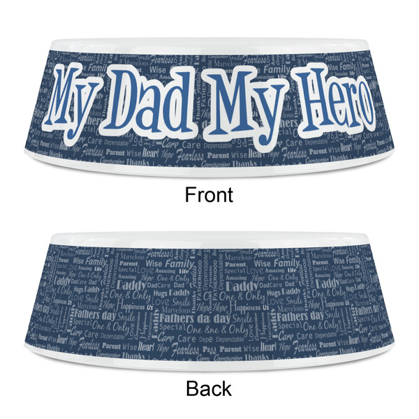 My Father My Hero Plastic Pet Bowls - Small - APPROVAL