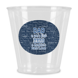 My Father My Hero Plastic Shot Glass