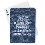 My Father My Hero Playing Cards